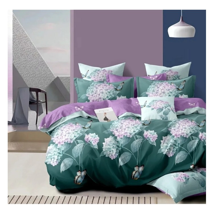 Полуторный комплект постельного белья из поплина