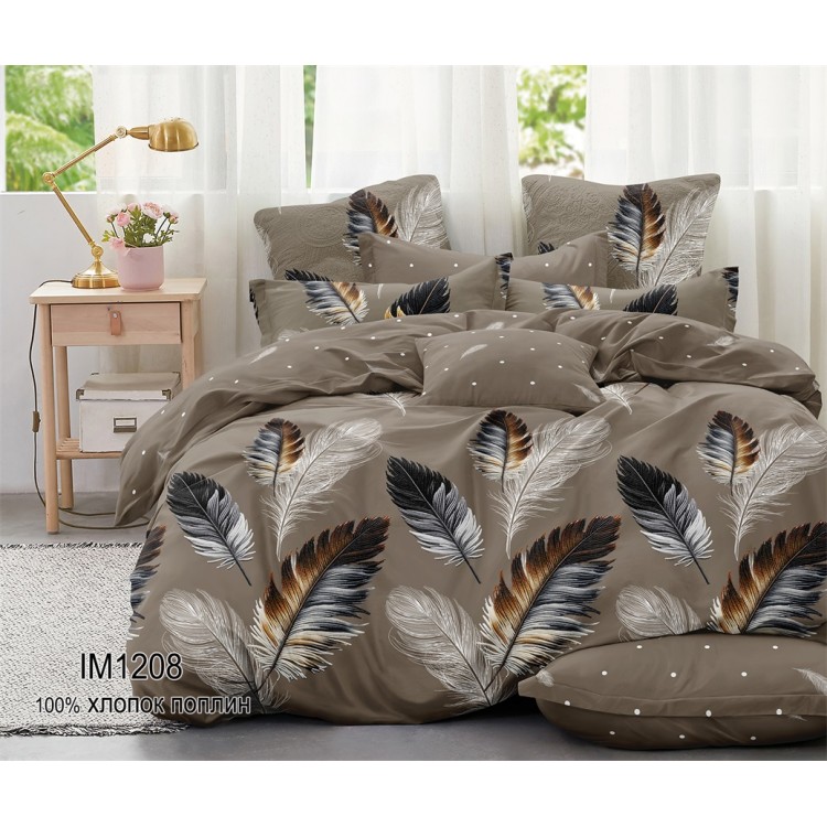 Комплект постельного белья 2 спальный из поплина