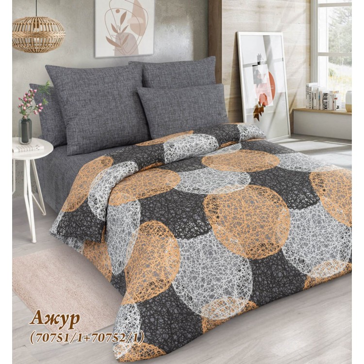 Комплект постельного белья евро из бязи