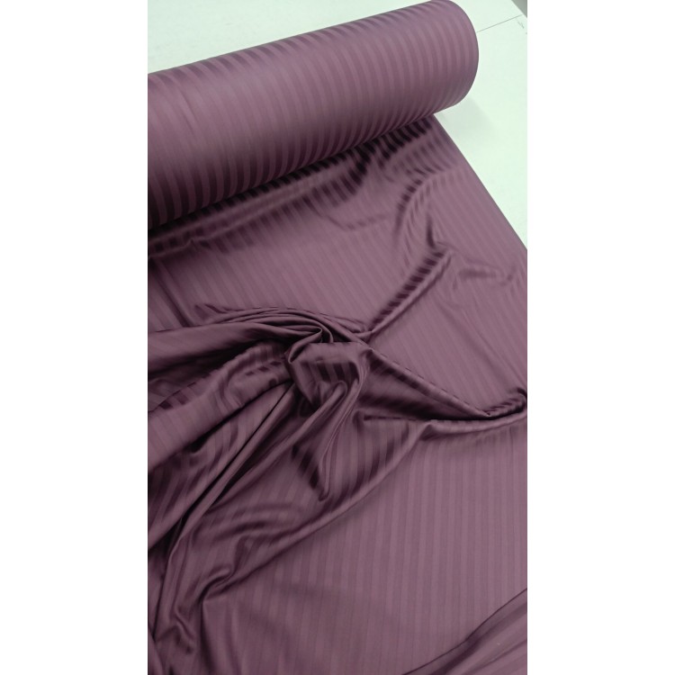 Комплект постельного белья евро с простыней на резинке из страйп-сатина